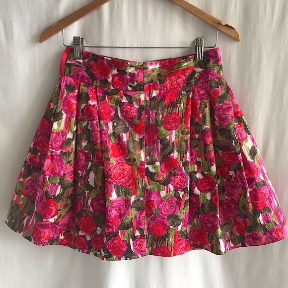 Forever New Limone Floral Laia A-line Fit Midi Skirt